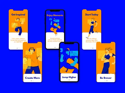 App Illustration application illustration design flat design illustration mobile application mockup