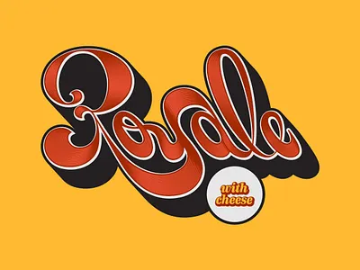 Pulp Fiction: A Tribute adobe illustrator adobeillustrator illustration lettering logo design logo lettering script lettering vector