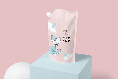 Doy Pack with Side Spout Mockups branding design doy pack doypack free freebie graphic design identity illustration mock mockup motion graphics pack pack mockups photoshop psd scene scene psd side spout spout mockups