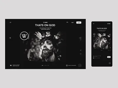 DARK - PANGE WEBSITE app best branding clean creative dark design god illustration logo mobile productdesign ui uiux web website