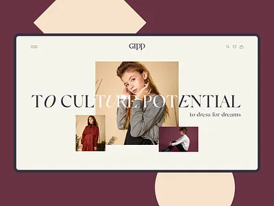 Gipp - design online store | Children, Clothing adobe photoshop app clothes design figma online store store ui ux web