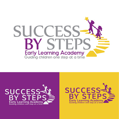 Education logo ( Success By Steps) logotype