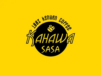 Kahawa Sasa Logo graphic design logo typography