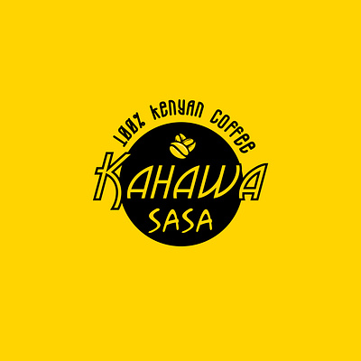 Kahawa Sasa Logo graphic design logo typography