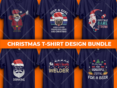 Christmas T-Shirt Design Bundle apparel retro t shirt santa shirt t shirt t shirt designer t shirt designer t shirt illustration t shirt mockup tee template tshirt tshirt art tshirts typography vintage t shirt xmas