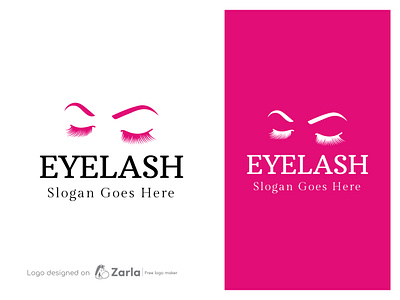 Eyelash Logo cosmetics logo eyelash logo free logo free logo maker logo logo design logo maker
