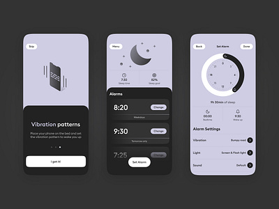 Deaf Alarm App alarm app app deaf alarm app ios app ui design uidesign ux design