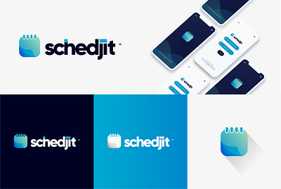 Software Logo Design: Software Logo for Schedjit app branding calendar app calendar logo design icon logo software logo design