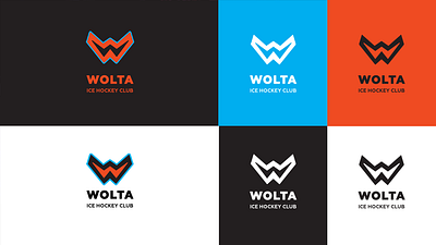 Wolta Ice Hockey Club Logo branding design logo