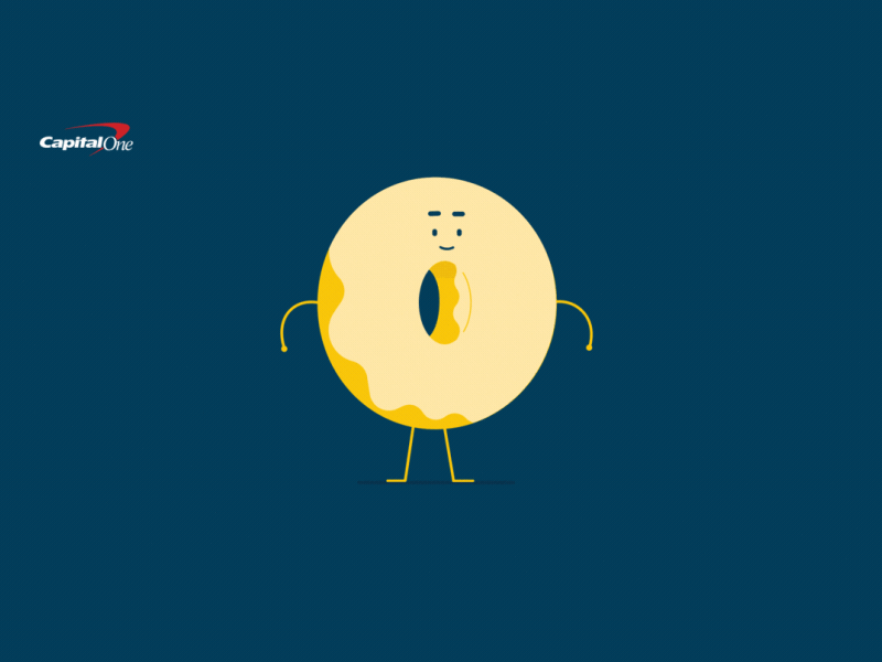 Donut in the nude - Gif animated gif animated gifs animation character animation confetti dance design donut happy illustration motion design motion graphics sprinkels sticker pack