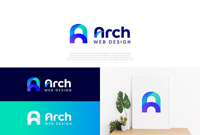 Web Design logo: Logo for Web design Business called Arch app branding design icon illustration logo software logo design ui ux vector