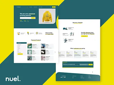 PrintStory Landing Page landingpage ui