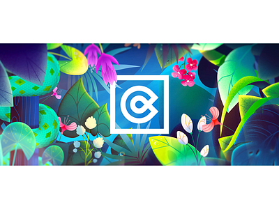 Website Header - "Earth" animated gif animated gifs animation forest illustration jungle leaves loop motion design motion graphics snake website design