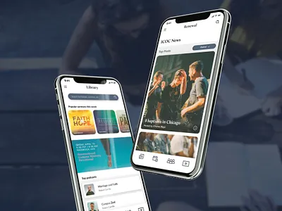 Renewal App app design church minsitries