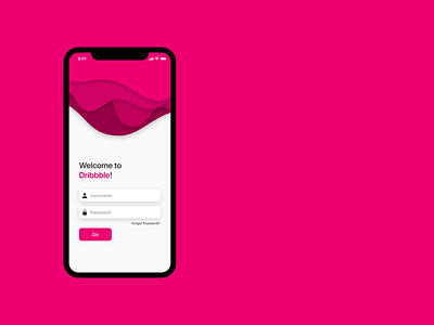 Hello, Dribbble! animation app design hello dribble motion graphics product design ui ux