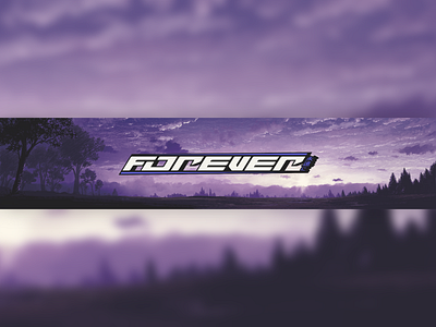 Forever Banner branding design graphic design logo social media design typography visual design