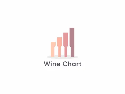 Wine Chart Logo chart logo creative logo design illustration logo minimalist logo wine chart logo wine logo