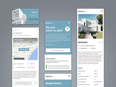 Neterio - Interior Mobile App app application architect architecture clean design design home interface interior mobile design studio ui ux website
