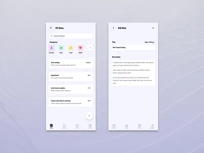 Notes Widget app design note notes notes widget todo todos ui ux web design webdesign website website design widget