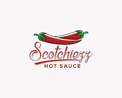 Scotchiezz Hot Sauce branding design illustration illustrator logo minimal typography ui ux vector