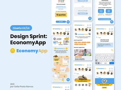 Design Sprint: EconomyApp app design design sprint figma prototipe research ui ux ux research uxui wireframe