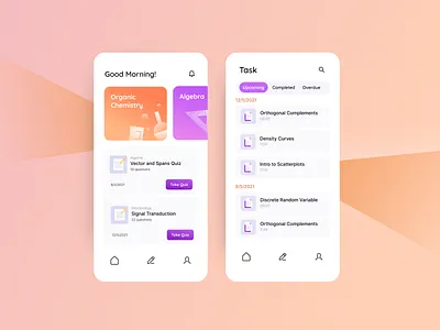 Online Classroom application business clean ui design e learning ecommerce education graphic design mobile app mobile app design online classroom ui ui design ux ux design web design