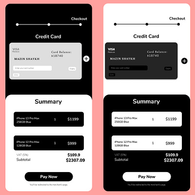 Credit card checkout page UI design 3d app branding design graphic design illustration ui ux vector