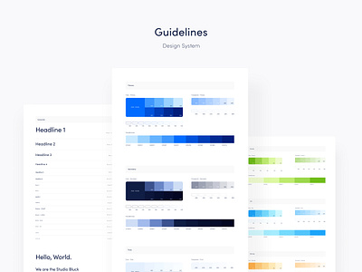 Design System - Guidelines agency colors design system figma font guidelines presentation styleguides typeface ui ui design ux