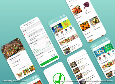 Grab-Mart Redesign Application grab grab indonesia grabmart ui ui ux design ux design