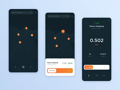EV charging app design app charging clean design ev interaction design minimalistic modern tesla ui ux