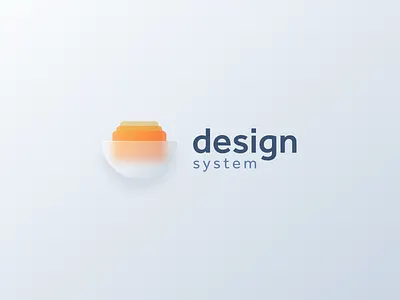 Design System logo concept design system icon logo