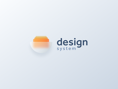 Design System logo concept design system icon logo