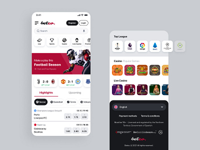 betco. mobile design bahis bet betting iddaa mobiledesign sportsbook ui userexperience userinterface ux