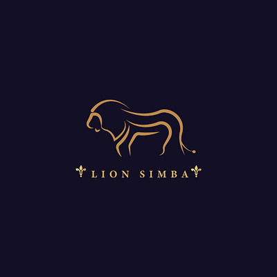 Lion Simba @illustrator branding design icon illustration logo vector