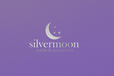 Silvermoon logo design brand identity branding graphic design logo logo design