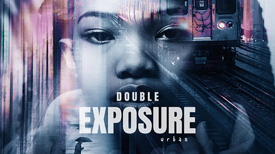 Double Exposure Urban - Photoshop Action design double exposure graphic illustration paint photoshop sketch urban watercolor