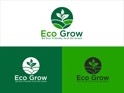 Eco Grow Logo Design agricultural brand branding branding design creative logo eco eco grow graphic design grow logo logo design logo maker minimalist modern nature logo organic plant simple logo ui unique