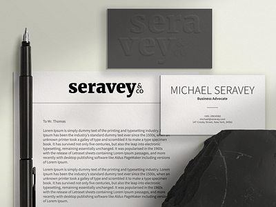 Branding of Seraway & Co, a Law Firm branding graphic design logo typography