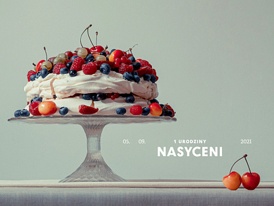 1th birthday of Nasyceni - art direction anniversary art direction birthday birthday cake cake concept food styling fruits styling