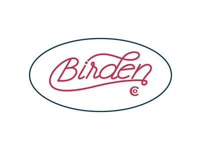 Lettering Birden co. apparel graphics lettering