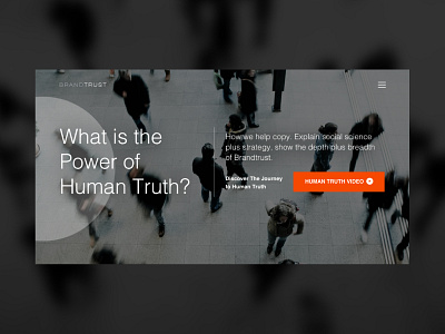 Brandtrust Website branding design ui ux website