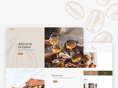 Cafert – Cafe and Restaurant cafe coffee creative elementor food pizzeria restaurant ui ux web webdesign website