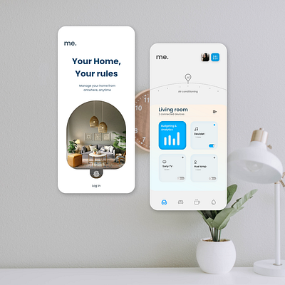 Home Manage app design figma ui