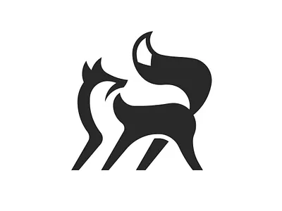 Fox Logo Design animal elegant fox golden ratio graphic design logo mark minimalist simple