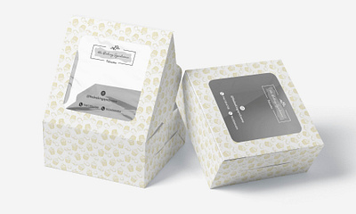 Cake Box Packaging Design for TBS branding graphic design