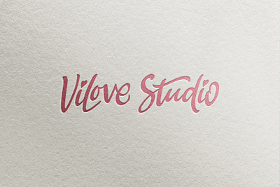 Vilove beauty studio logo graphic design logo typography vector