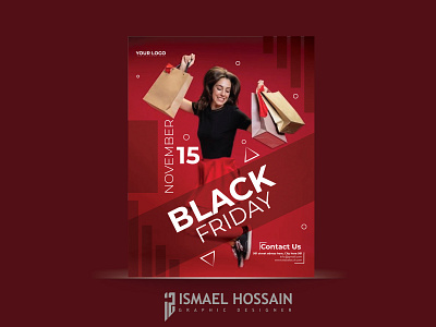 Black Friday Flyer Design print