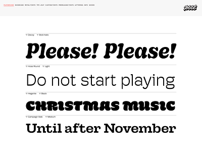 ps.type.lab playground font font tester foundry samples settings trial type type tester