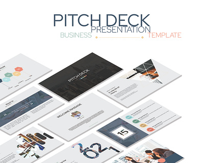 Pitch Deck design branding corporate presentation graphic design presentation design