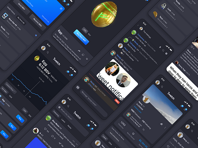 Twetch Mobile Product Design app mobile mobile design nft product design twetch twetch app ui user interface ux